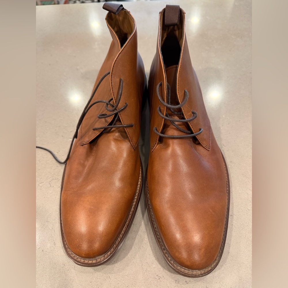 Nordstrom Brown Leather Chukka Boots